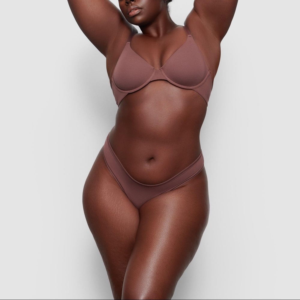 Skims Cotton Jersey Underwire Bra